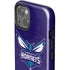 NBA Charlotte Hornets Distressed-Purple iPhone 15 Impact Case